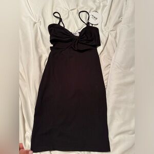 Princess Polly Black Mini Dress - Size 2